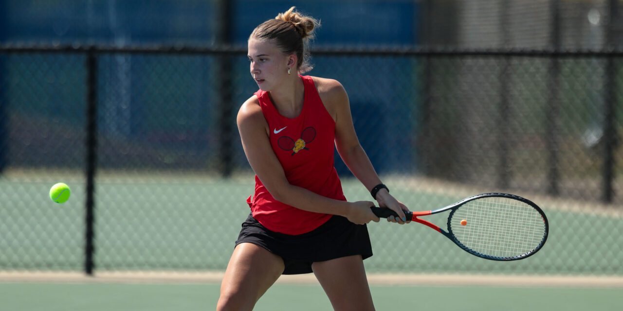 PHOTOS: Lawrence girls tennis in quad at CBAC