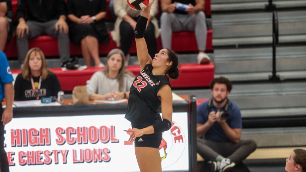 Lawrence volleyball vs. Shawnee Mission Northwest-11