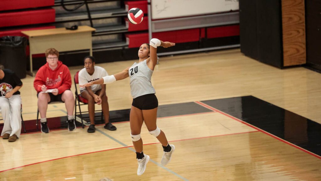 Lawrence volleyball vs. Shawnee Mission Northwest-13
