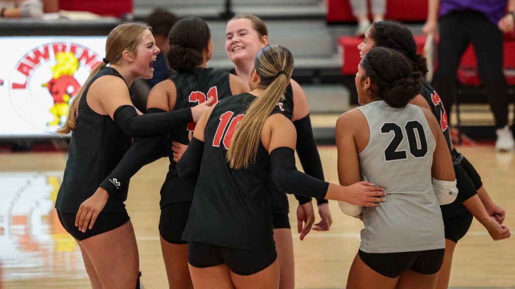 Lawrence volleyball vs. Shawnee Mission Northwest-2