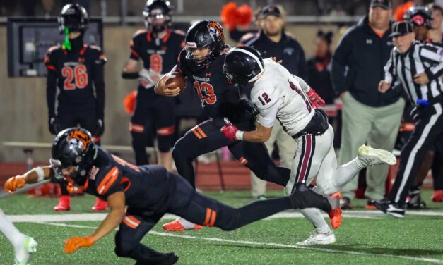 Lawrence High football falls short of upsetting Shawnee Mission Northwest in playoff opener